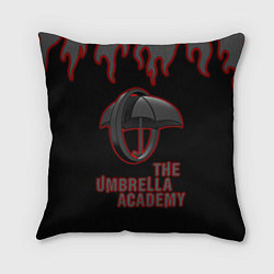 Подушка квадратная The Umbrella Academy Академи, цвет: 3D-принт