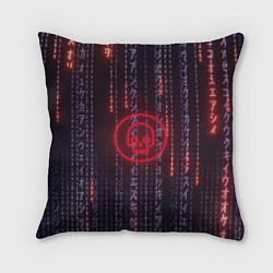 Подушка квадратная Dead Matrix