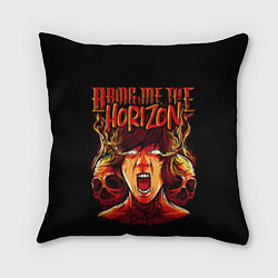 Подушка квадратная Bring Me the Horizon, цвет: 3D-принт