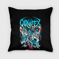 Подушка квадратная Carnifex, цвет: 3D-принт