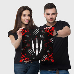Подушка квадратная The Witcher 2 : Убийцы королей, цвет: 3D-принт — фото 2