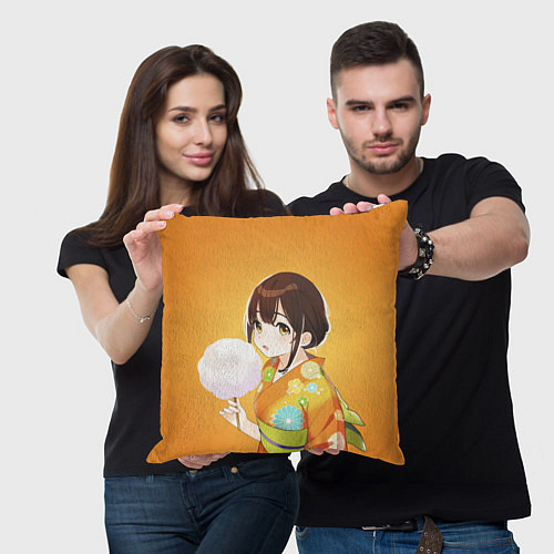 Подушка квадратная Саю / 3D-принт – фото 3