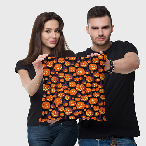 Подушка квадратная Halloween / 3D-принт – фото 3