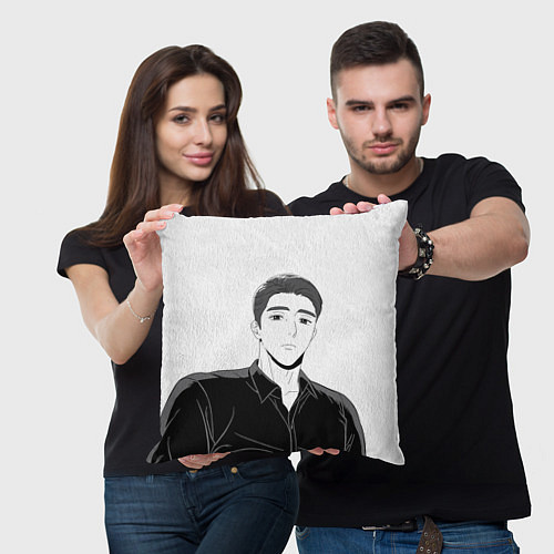 Подушка квадратная Ки Мён Де / 3D-принт – фото 3