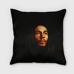 Подушка квадратная Bob Marley Art, цвет: 3D-принт