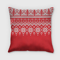 Подушка квадратная Knitted Pattern, цвет: 3D-принт