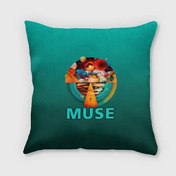 Подушка квадратная The Resistance - Muse, цвет: 3D-принт