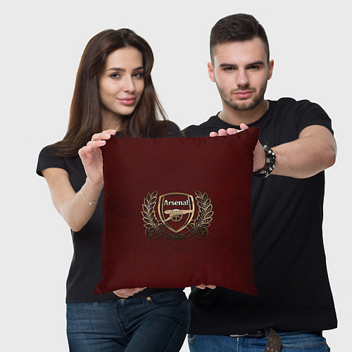 Подушка квадратная Arsenal London / 3D-принт – фото 3