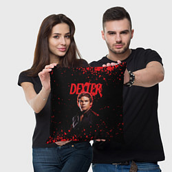 Подушка квадратная Dexter Декстер, цвет: 3D-принт — фото 2