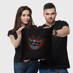 Подушка квадратная Хагги Вагги Huggy Wuggy, цвет: 3D-принт — фото 2