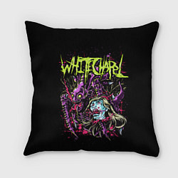 Подушка квадратная Whitechapel, A New Era of Corruption, цвет: 3D-принт