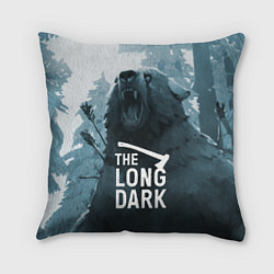 Подушка квадратная The Long Dark медведь, цвет: 3D-принт