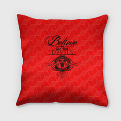 Подушка квадратная MU Red Devils coral theme