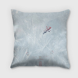 Подушка квадратная Washington Capitals Grey Ice theme, цвет: 3D-принт