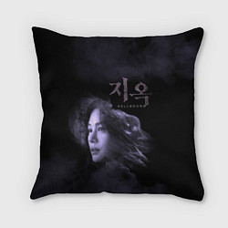 Подушка квадратная Min Hye jin, цвет: 3D-принт