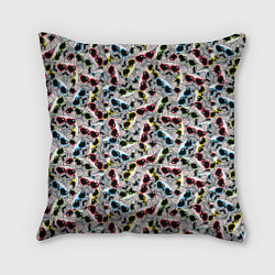 Подушка квадратная Модные Собачки, цвет: 3D-принт