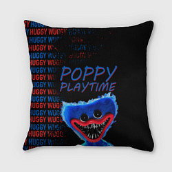 Подушка квадратная Хагги ВАГГИ Poppy Playtime, цвет: 3D-принт
