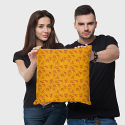 Подушка квадратная Пиццерия, цвет: 3D-принт — фото 2