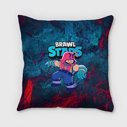 Подушка квадратная ГРОМ BRAWL STARS GROM