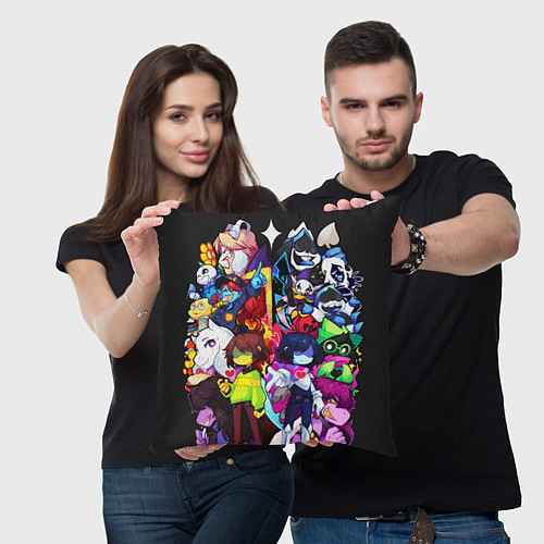 Подушка квадратная DELTARUNE UNDERTALE / 3D-принт – фото 3