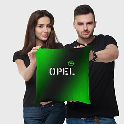Подушка квадратная ОПЕЛЬ Opel 2, цвет: 3D-принт — фото 2