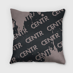 Подушка квадратная CENTR Брызги, цвет: 3D-принт