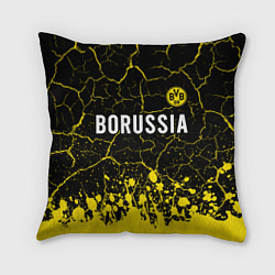 Подушка квадратная BORUSSIA Брызги, цвет: 3D-принт