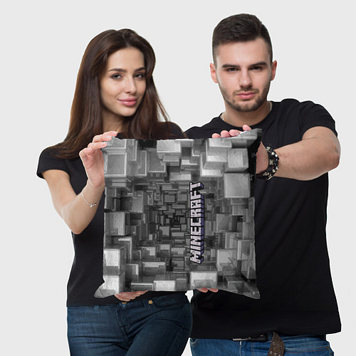 Подушка квадратная Minecraft, pattern 2066 / 3D-принт – фото 3