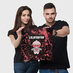 Подушка квадратная LALAFANFAN - СЕРДЕЧКО Частицы, цвет: 3D-принт — фото 2