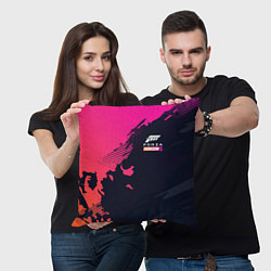 Подушка квадратная Форза Хорайзен 5 Forza Horizon 5, цвет: 3D-принт — фото 2