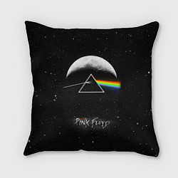 Подушка квадратная PINK FLOYD LOGO ПИНК ФЛОЙД ЗВЕЗДЫ, цвет: 3D-принт