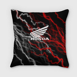 Подушка квадратная Honda Разряд молнии, цвет: 3D-принт
