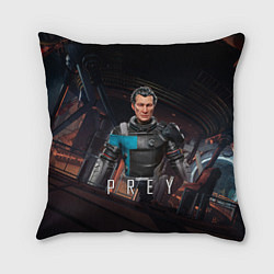Подушка квадратная PREY SPACE, цвет: 3D-принт