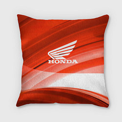 Подушка квадратная Honda logo auto, цвет: 3D-принт