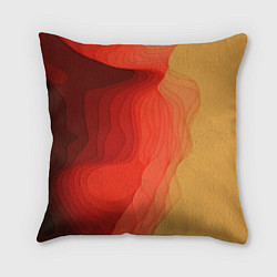 Подушка квадратная Имитация песка, цвет: 3D-принт