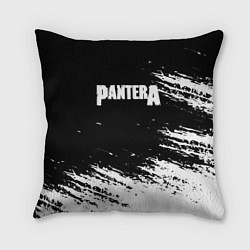 Подушка квадратная Pantera Logo, цвет: 3D-принт