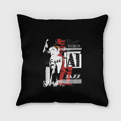 Подушка квадратная JAZZ девушка