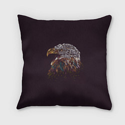 Подушка квадратная Статный орёл, цвет: 3D-принт