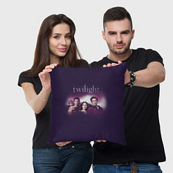 Подушка квадратная Персонажи Twilight, цвет: 3D-принт — фото 2