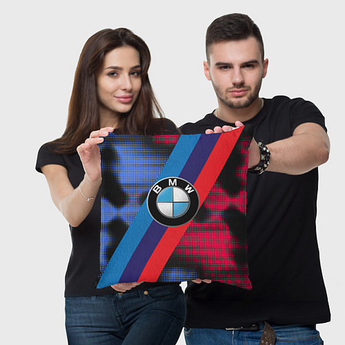 Подушка квадратная BMW Luxury / 3D-принт – фото 3