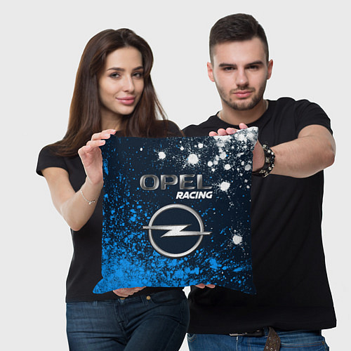 Подушка квадратная OPEL Racing Краска / 3D-принт – фото 3