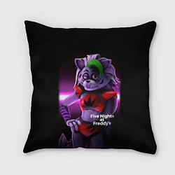Подушка квадратная Five Nights at Freddys: Security Breach Волчица Ро, цвет: 3D-принт