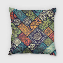Подушка квадратная Mandala-pattern, цвет: 3D-принт