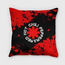 Подушка квадратная Red hot chili peppers RHCP, цвет: 3D-принт