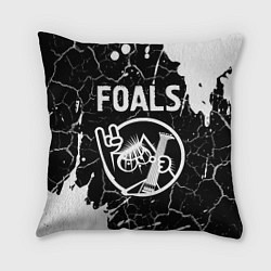 Подушка квадратная Foals КОТ Краска, цвет: 3D-принт