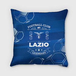 Подушка квадратная Lazio FC 1, цвет: 3D-принт