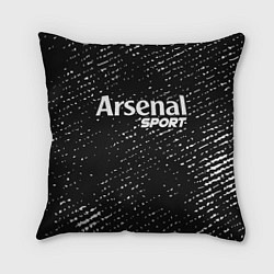 Подушка квадратная ARSENAL Sport Потертости, цвет: 3D-принт