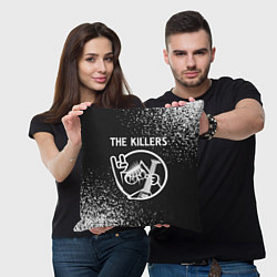 Подушка квадратная The Killers - КОТ - Краска, цвет: 3D-принт — фото 2