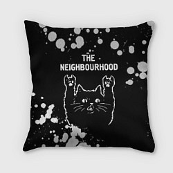 Подушка квадратная The Neighbourhood Rock Cat, цвет: 3D-принт