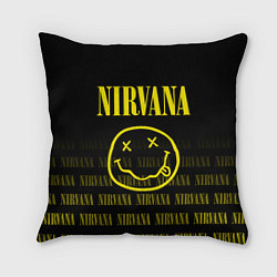 Подушка квадратная Smile Nirvana, цвет: 3D-принт